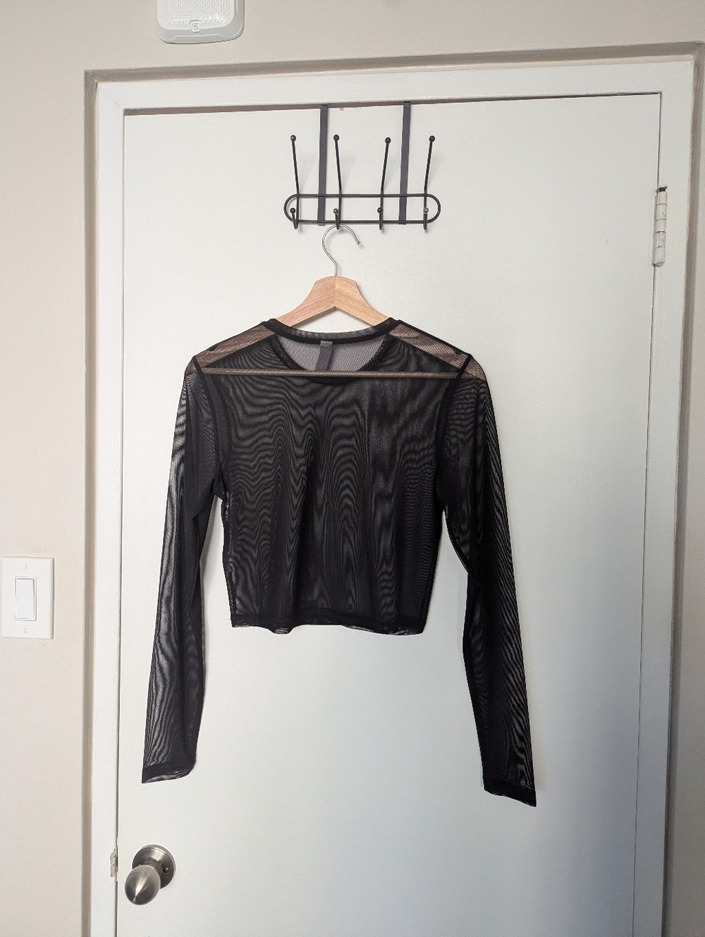 Only Mesh Cropped Long Sleeve - Picture 3 of 3